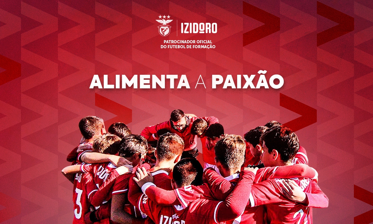 Izidoro é patrocinadora oficial do futebol de formação do SL Benfica na época 2023/24