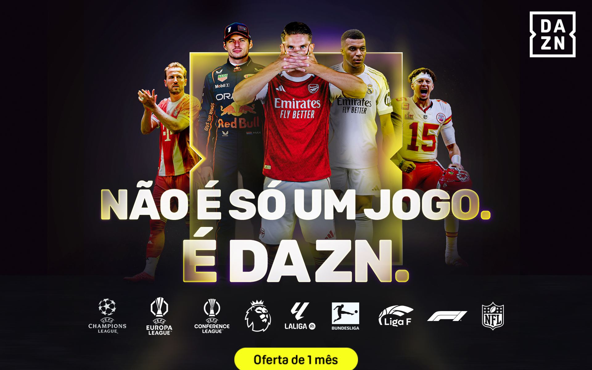 DAZN lança campanha no arranque da nova temporada desportiva